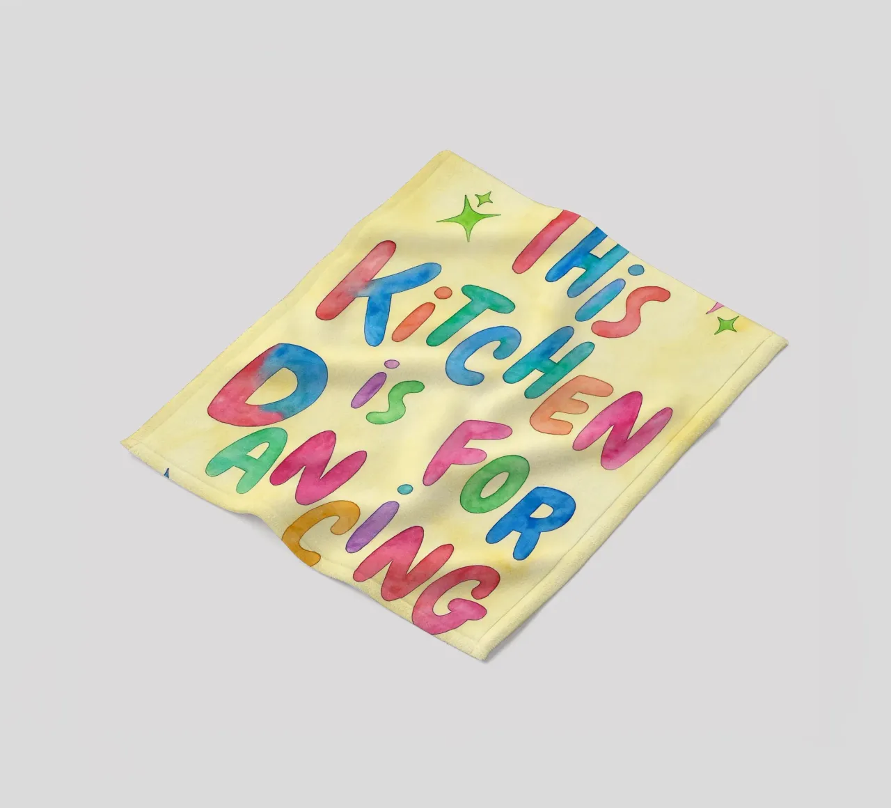 this kitchen is for dancing fleece blanket by onelove