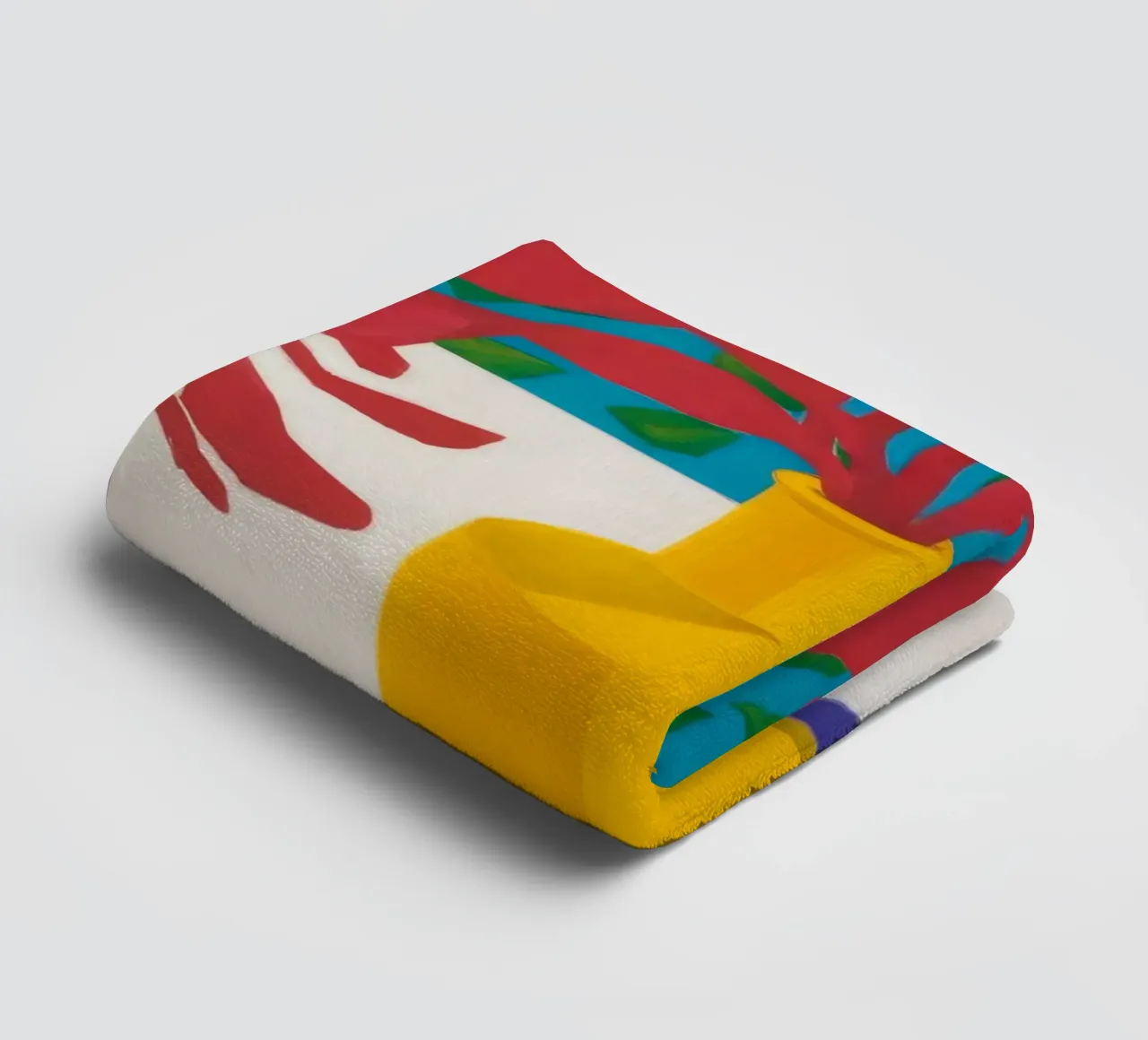 Repose de la bouteille jaune serviette de bain de Tiga Bersama