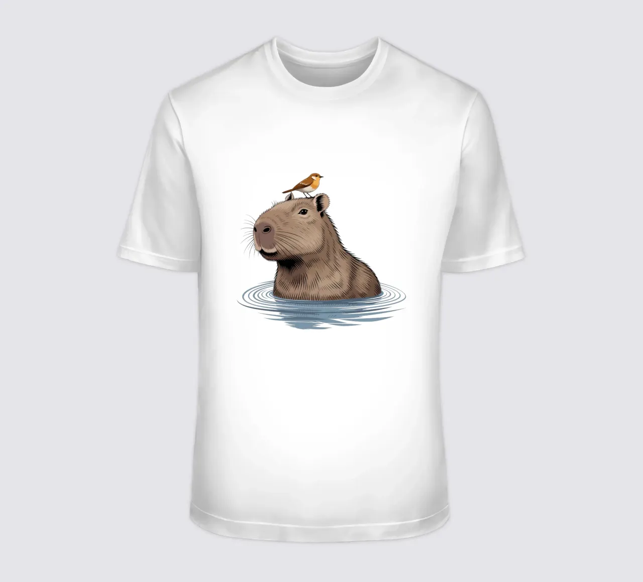 Capy & Bara beim Baden t-shirt da Capy & Bara