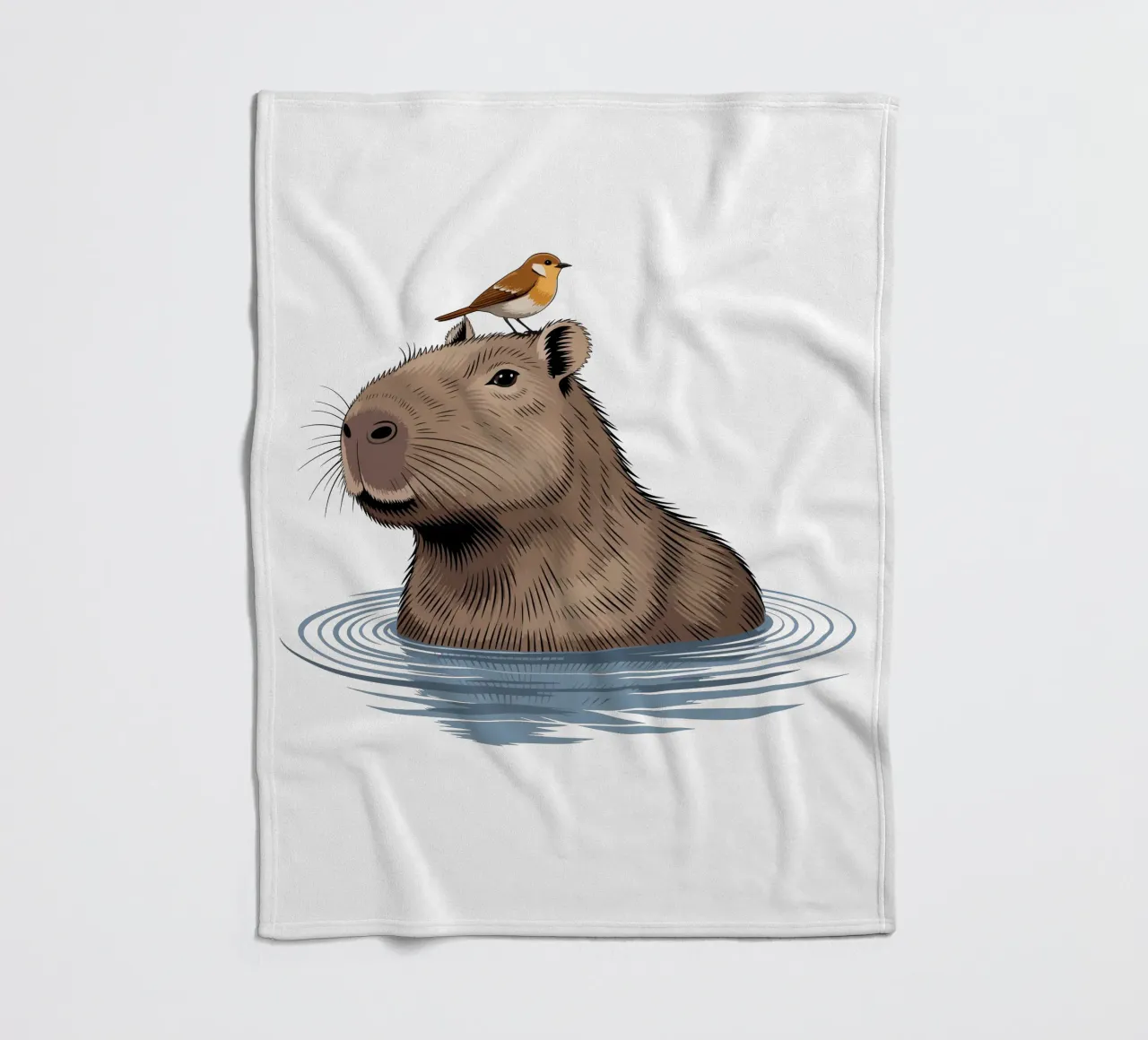 Capy & Bara beim Baden coperta in pile da Capy & Bara