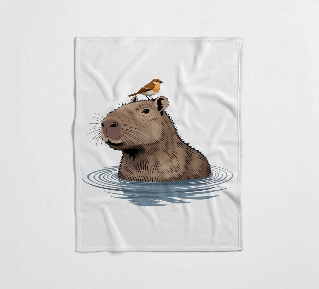 Capy & Bara beim Baden coperta in pile da Capy & Bara