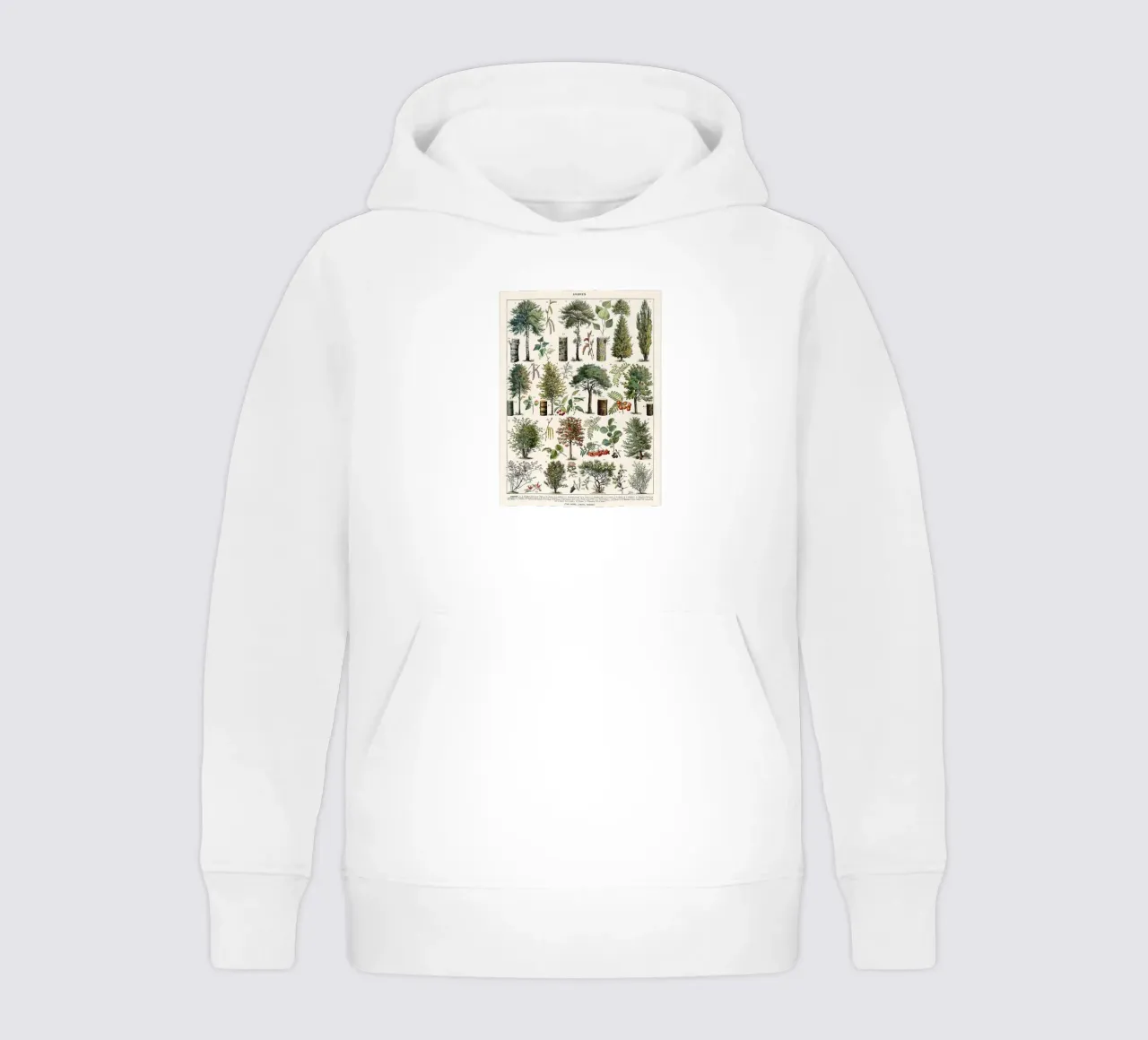 Bäume botanisch Blätter Früchte Äste Kinder Hoodie von Graham Robertson