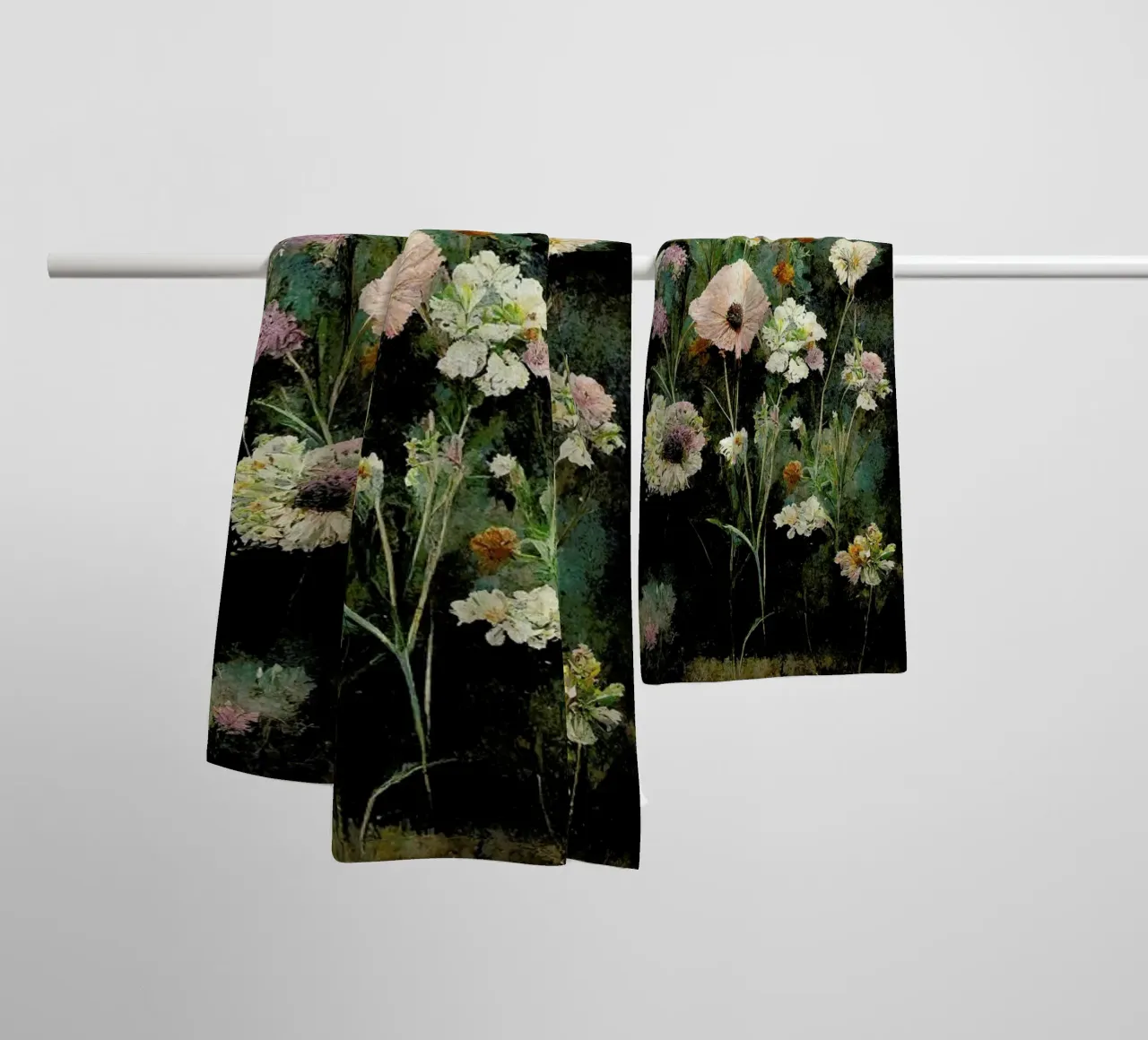 Field Flowers towel by treechild