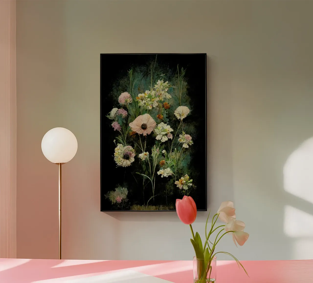 Field Flowers acrylic glass by treechild