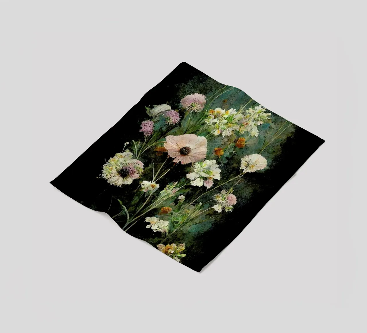Field Flowers coperta in pile da treechild