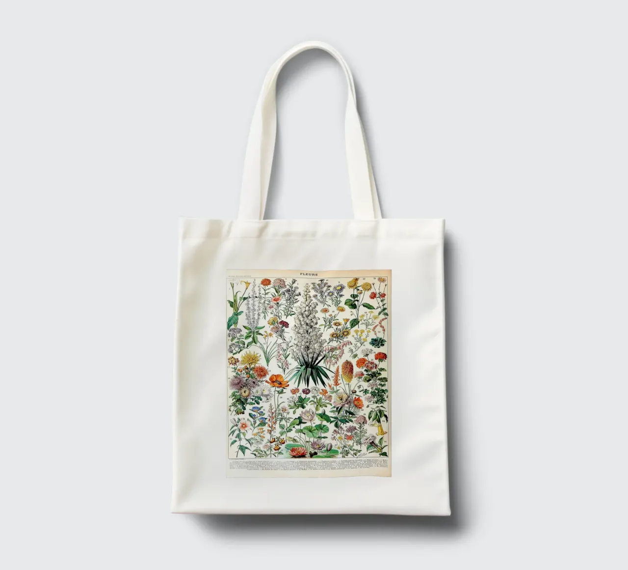 flowers botanical illustration plant species tote bag by Graham Robertson