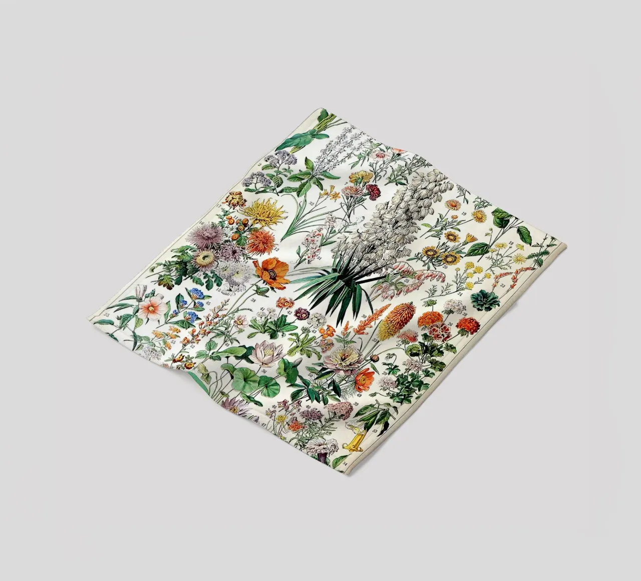 Blumen botanische Illustration Pflanzenarten Fleecedecke von Graham Robertson
