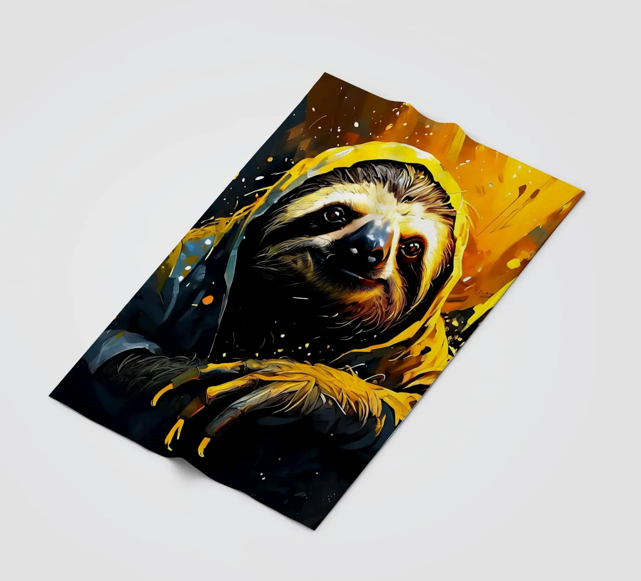 Bradipo_Stile_G_1 coperta in pile da Tierisch bunt by LK