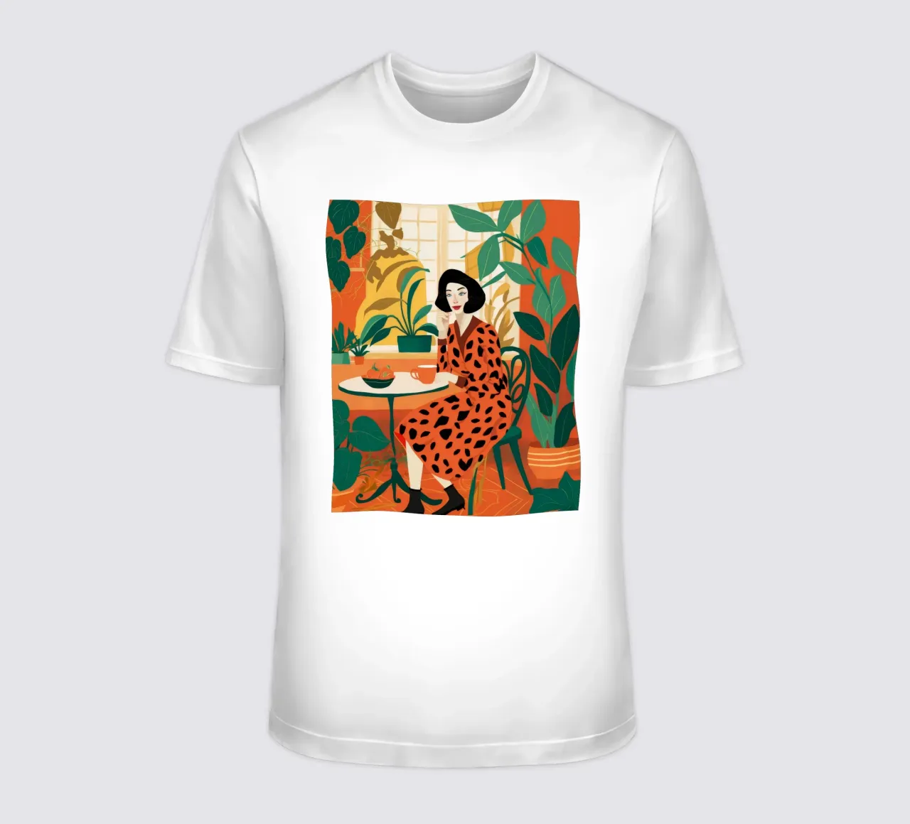 Leopard Print Repose t-shirt by Tiga Bersama