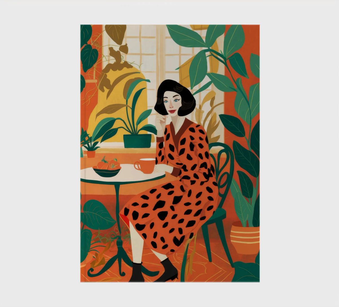 Leopard Print Repose notebook by Tiga Bersama