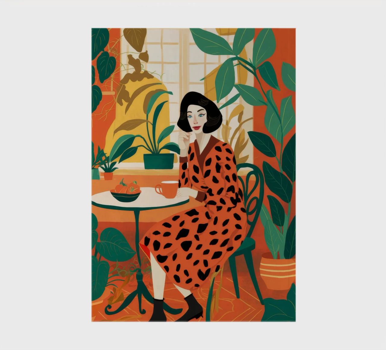 Leopard Print Repose notebook by Tiga Bersama