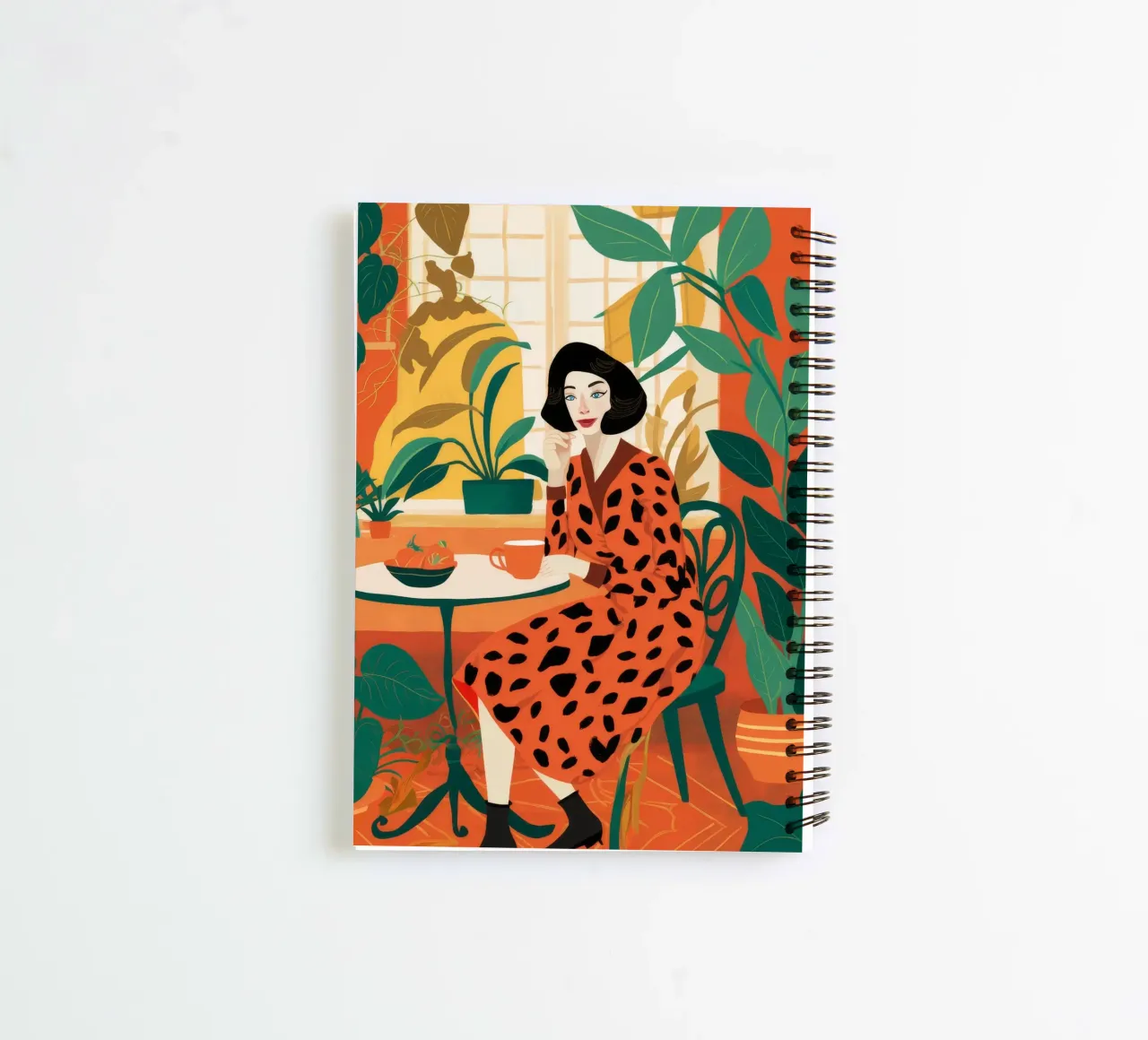 Leopard Print Repose spiral notebook by Tiga Bersama
