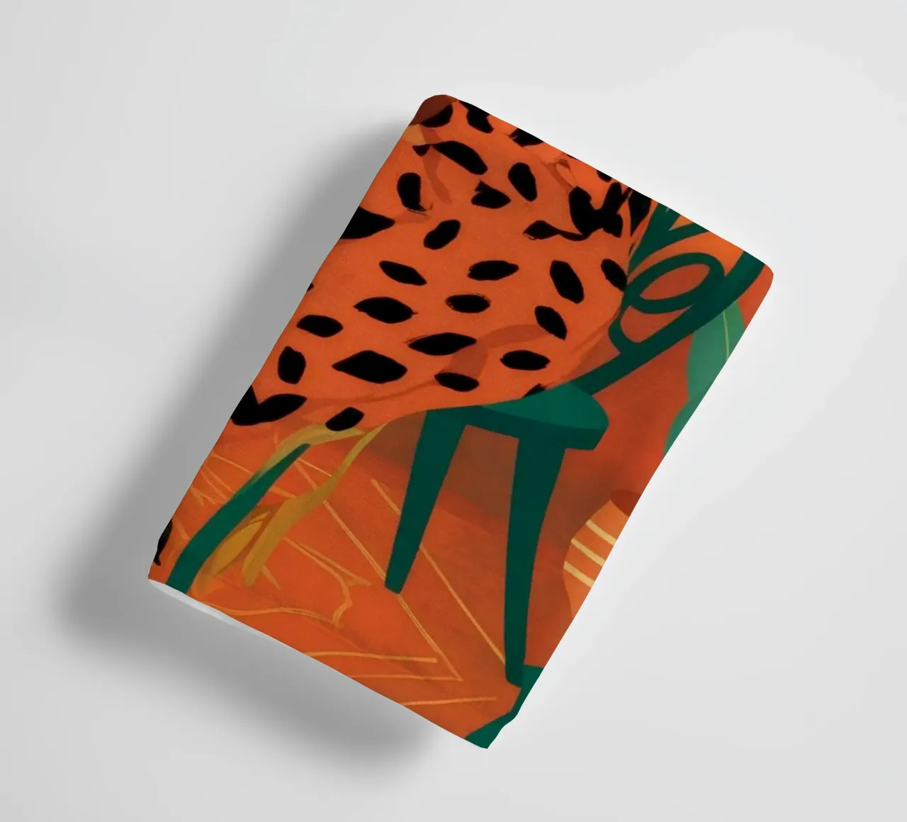 Leopardenmuster-Pose Handtuch von Tiga Bersama