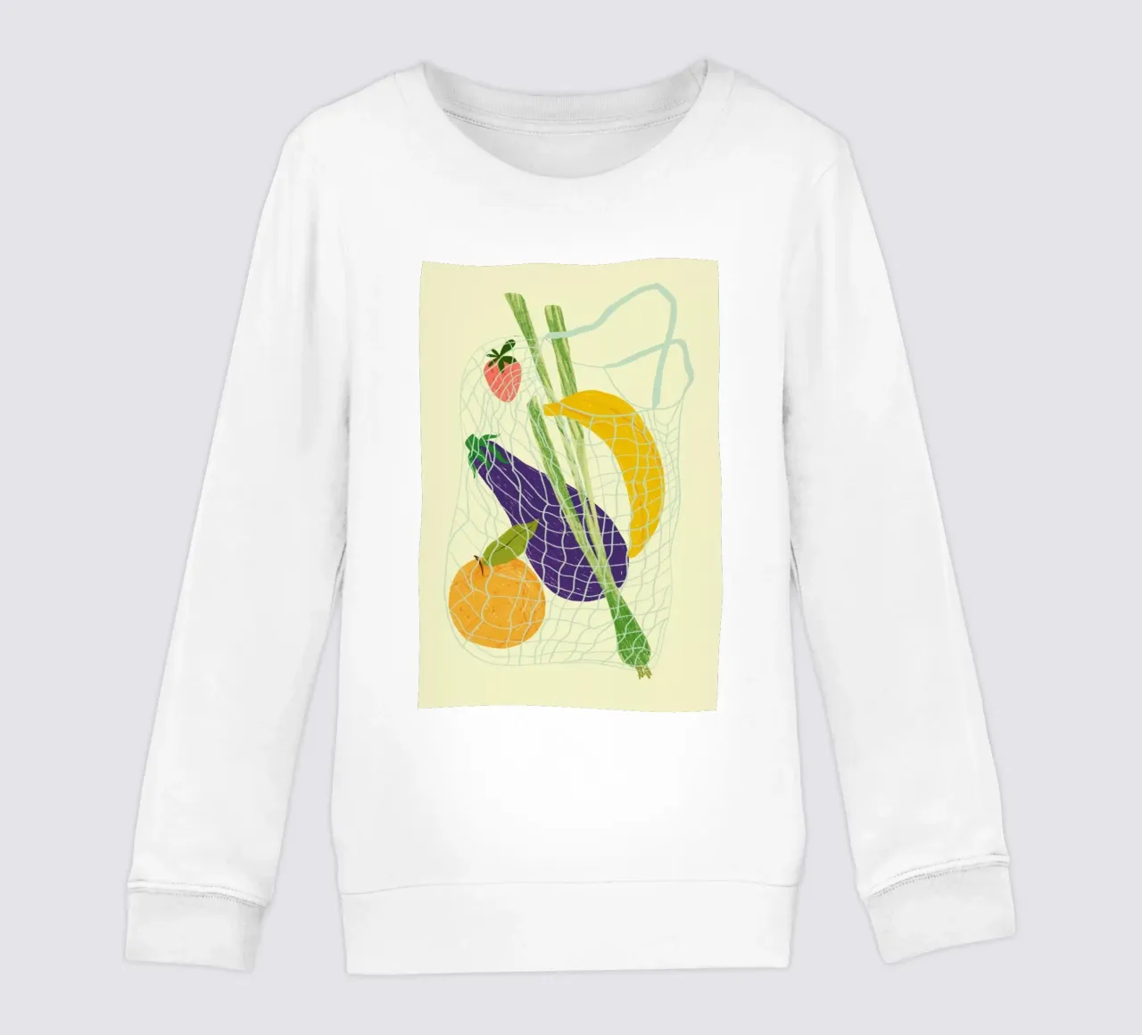 Shopping For Vitamins kids sweatshirt by Studio One