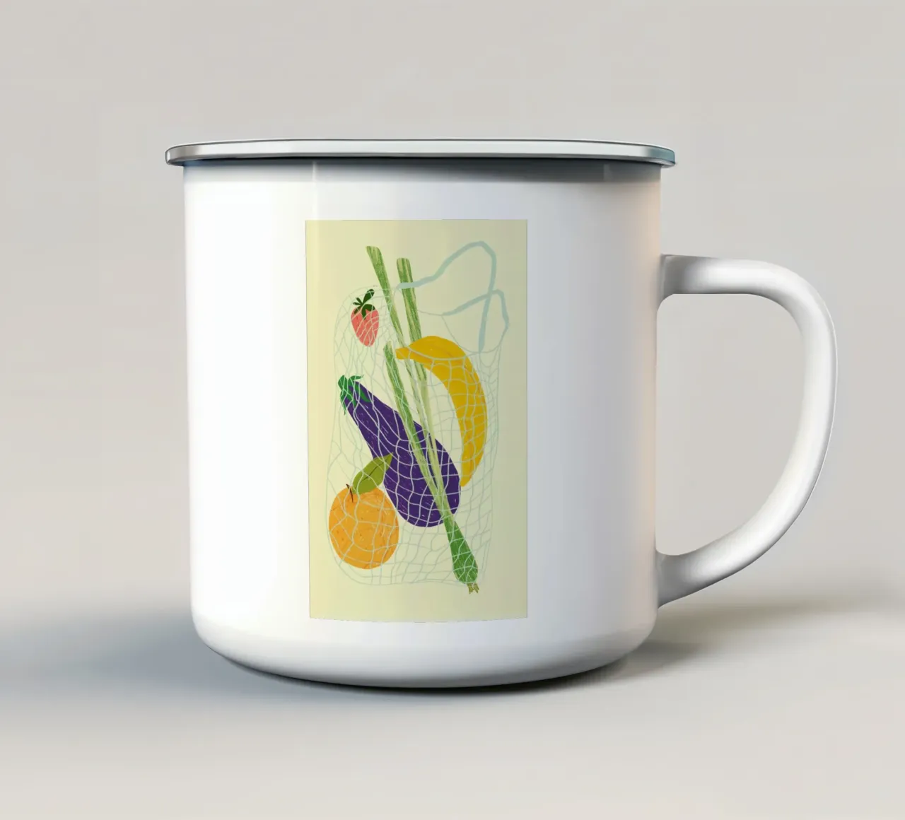 Shopping For Vitamins tazza in smalto da Studio One