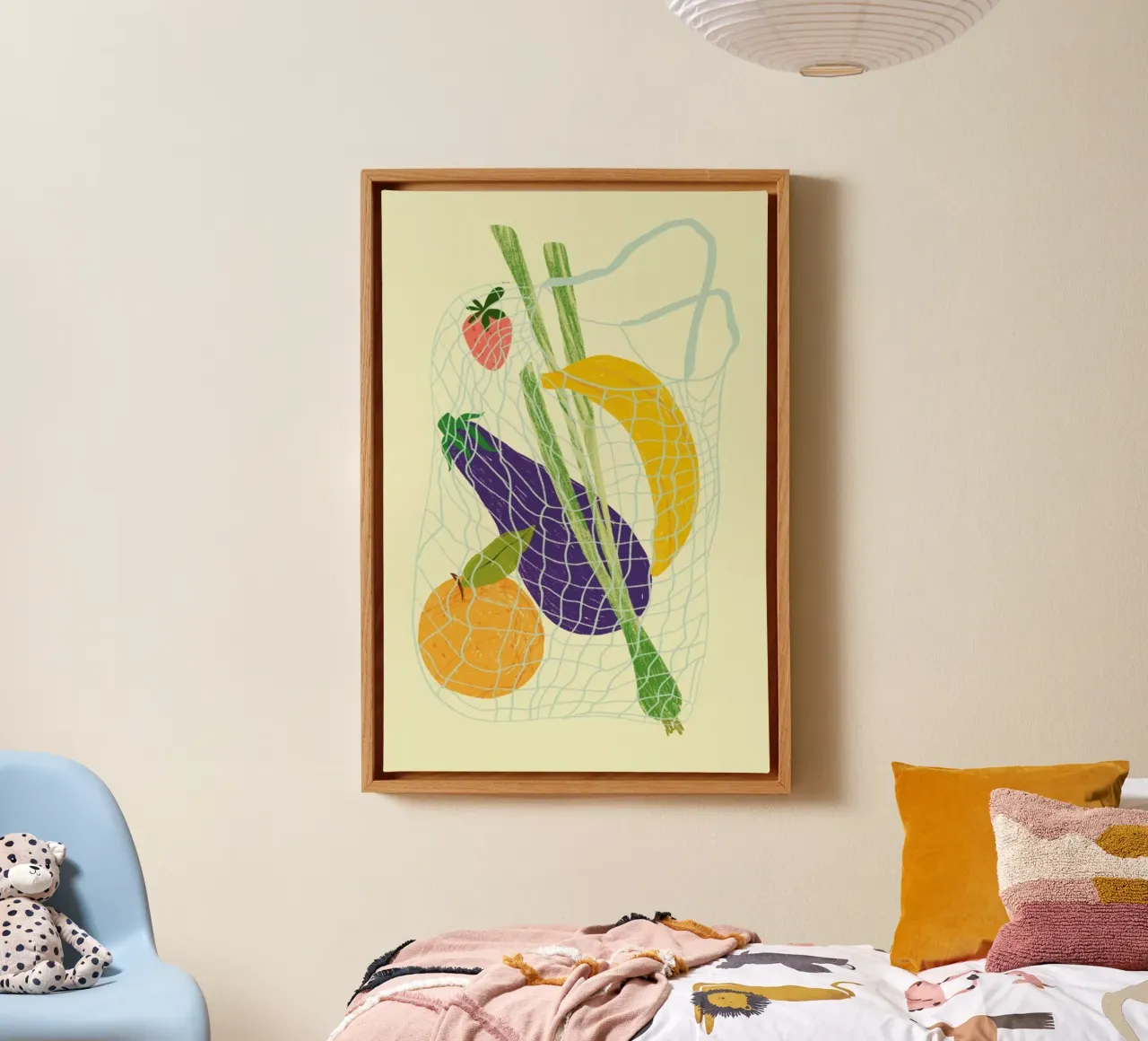 Shopping For Vitamins tela con Cornice a cassetta da Studio One