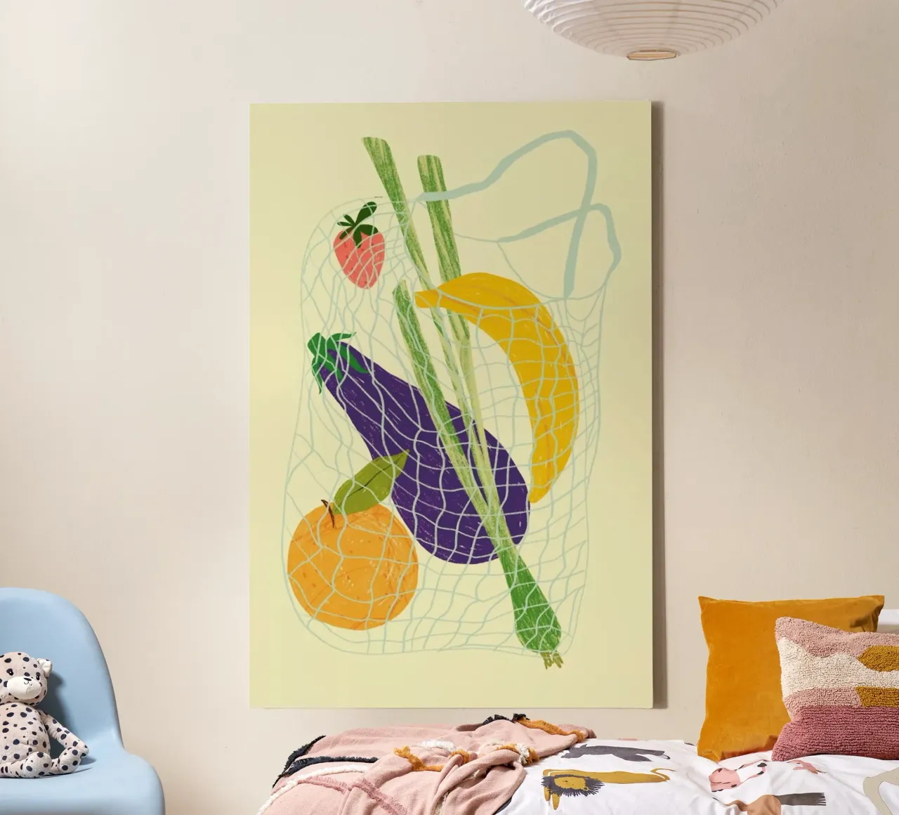 Shopping For Vitamins tela con Cornice a cassetta da Studio One