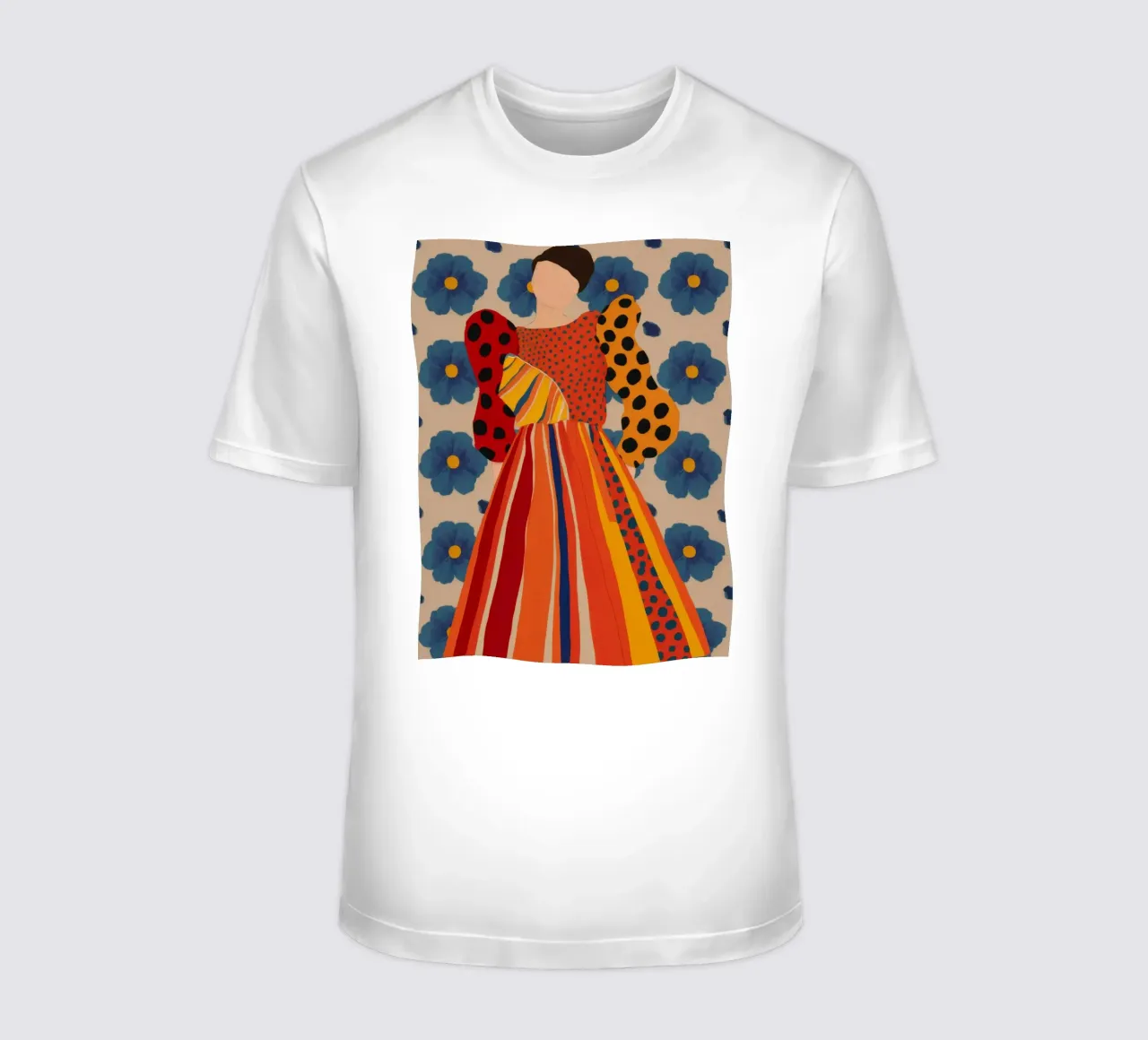 Vortice di abiti floreali t-shirt da Haven Fantasy