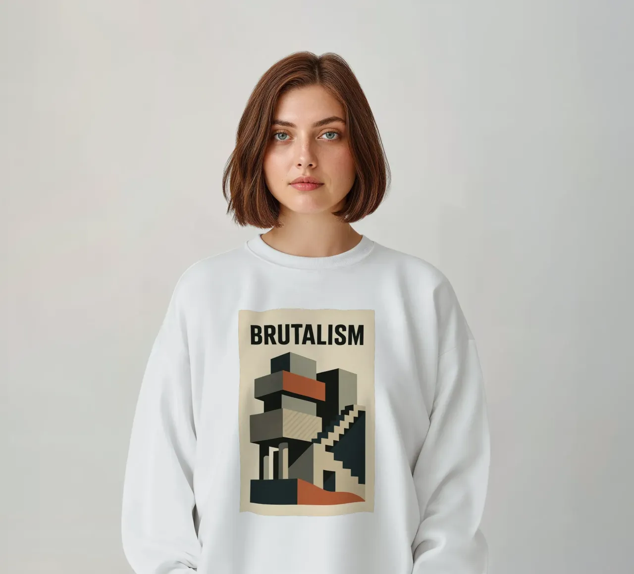 Brutalismo - L'architettura grezza in tutto il suo splendore felpa da Art Typo Essentiel