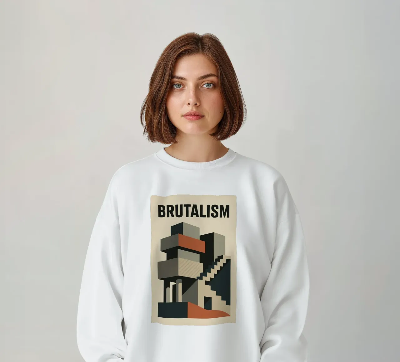 Brutalismo - L'architettura grezza in tutto il suo splendore felpa da Art Typo Essentiel