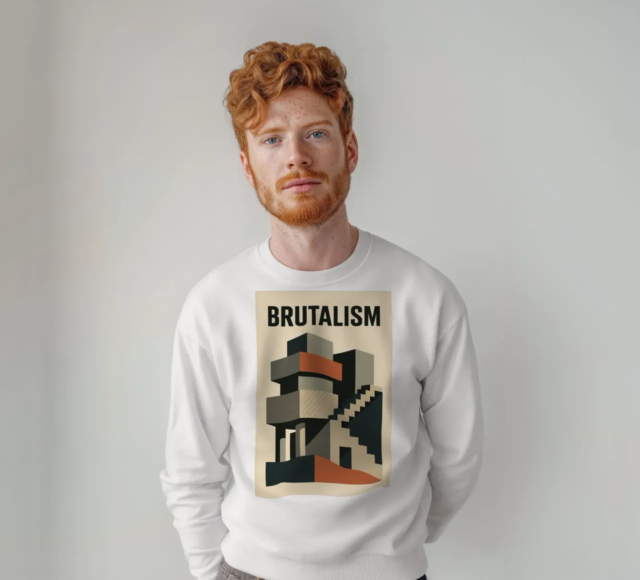 Brutalismo - L'architettura grezza in tutto il suo splendore felpa da Art Typo Essentiel