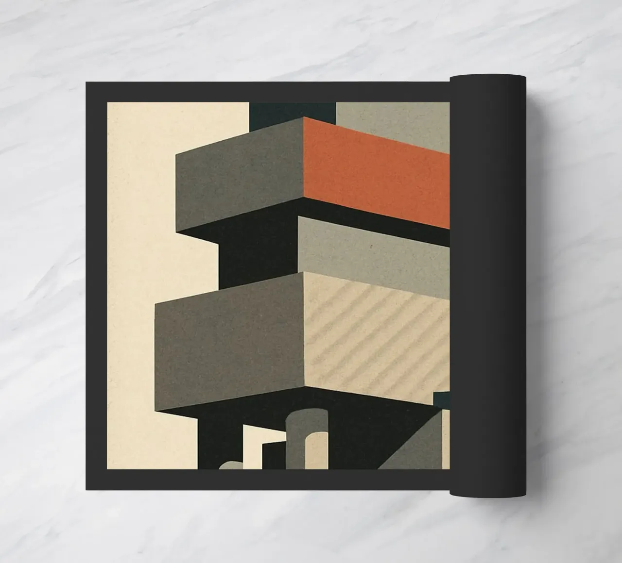 Brutalismo - L'architettura grezza in tutto il suo splendore zerbino da Art Typo Essentiel