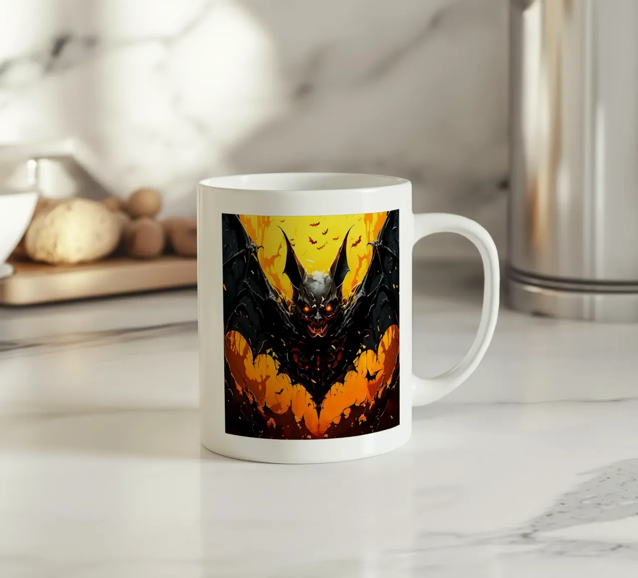 Bat_stile_G_1 tazza in ceramica da Tierisch bunt by LK