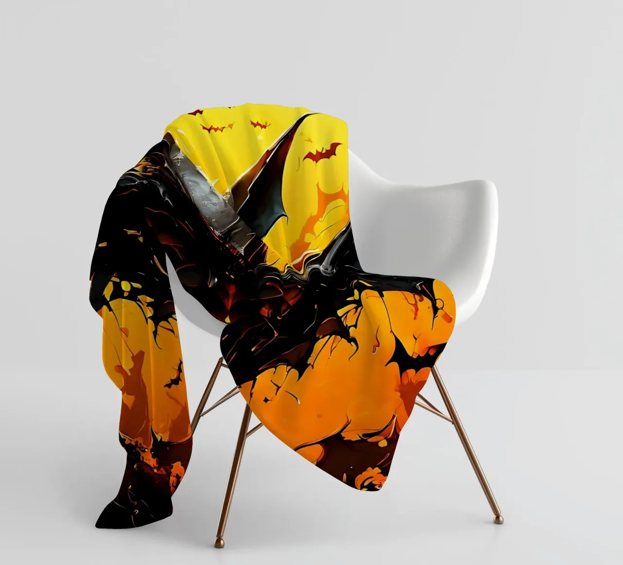 Bat_stile_G_1 coperta in pile da Tierisch bunt by LK