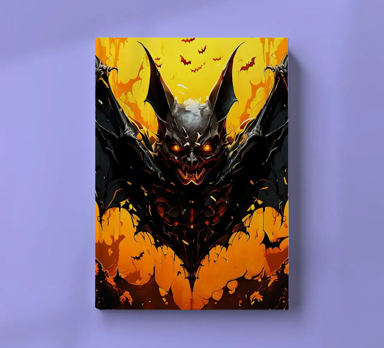 Bat_style_G_1 notebook by Tierisch bunt by LK