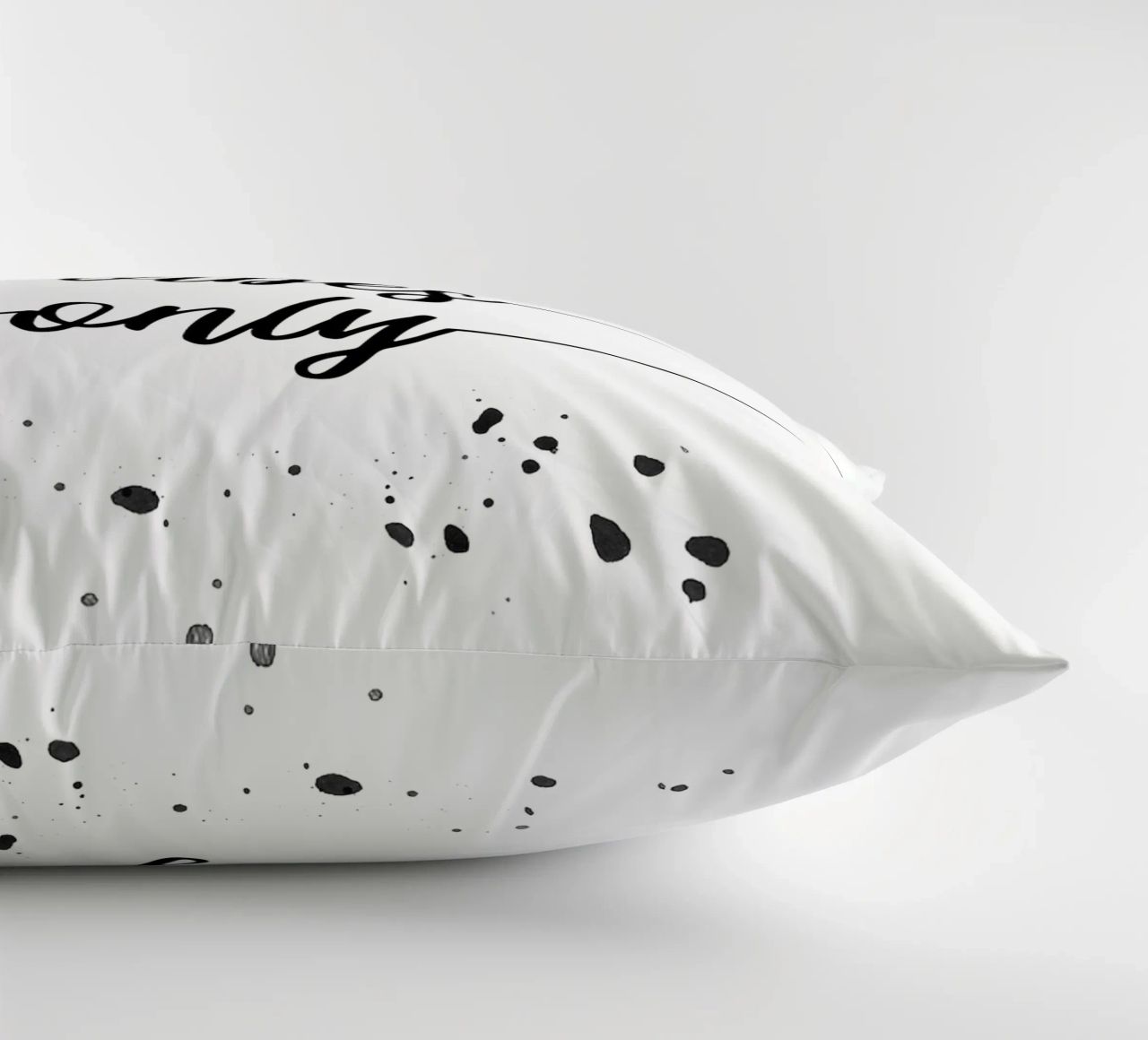 TEXT ART Good vibes only cuscino da Melanie Viola