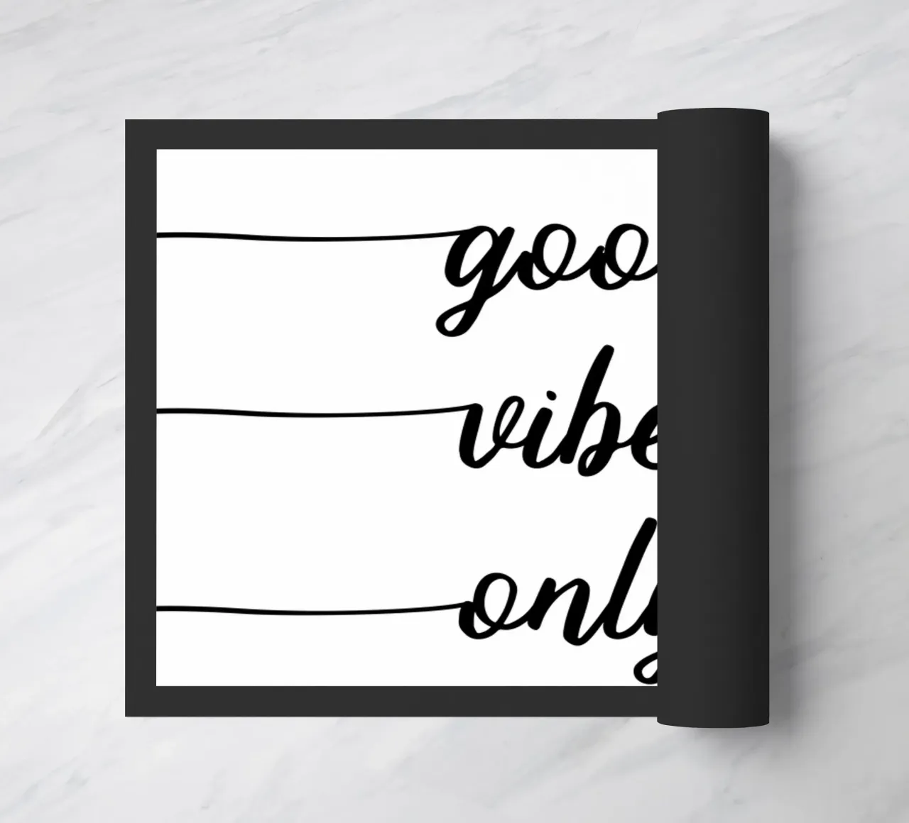 TEXT ART Good vibes only zerbino da Melanie Viola
