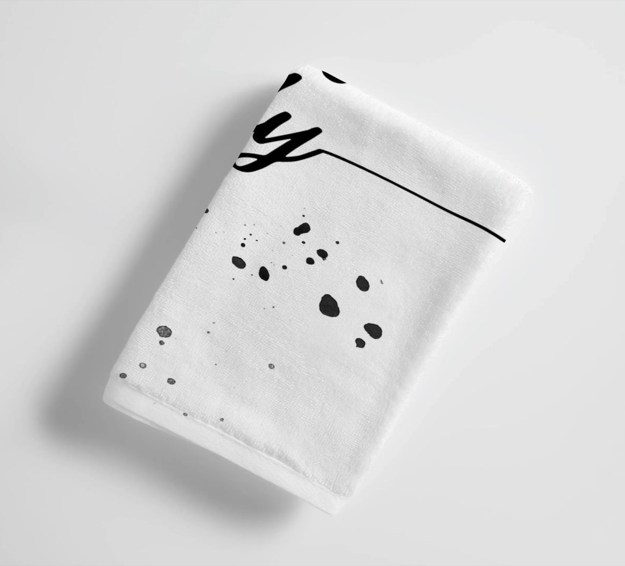 TEXT ART Good vibes only toalla de baño de Melanie Viola