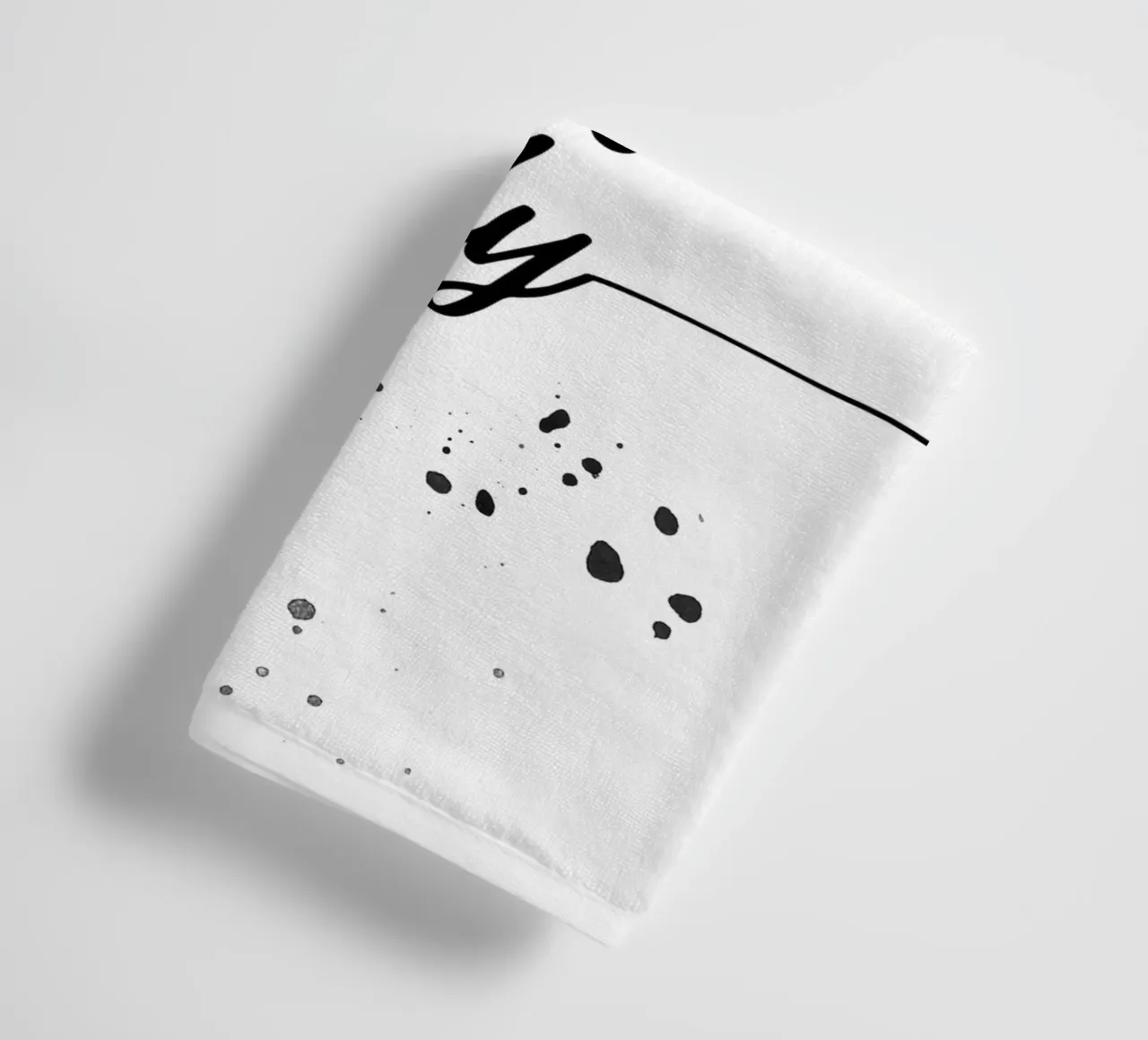TEXT ART Good vibes only asciugamano da bagno da Melanie Viola