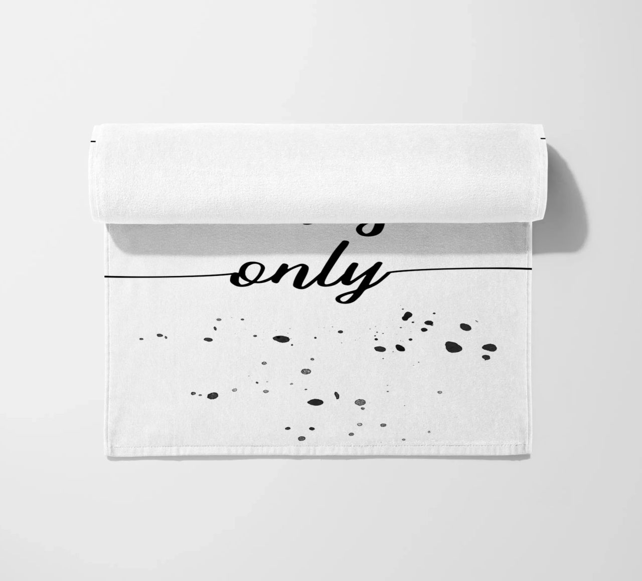 TEXT ART Good vibes only telo mare da Melanie Viola