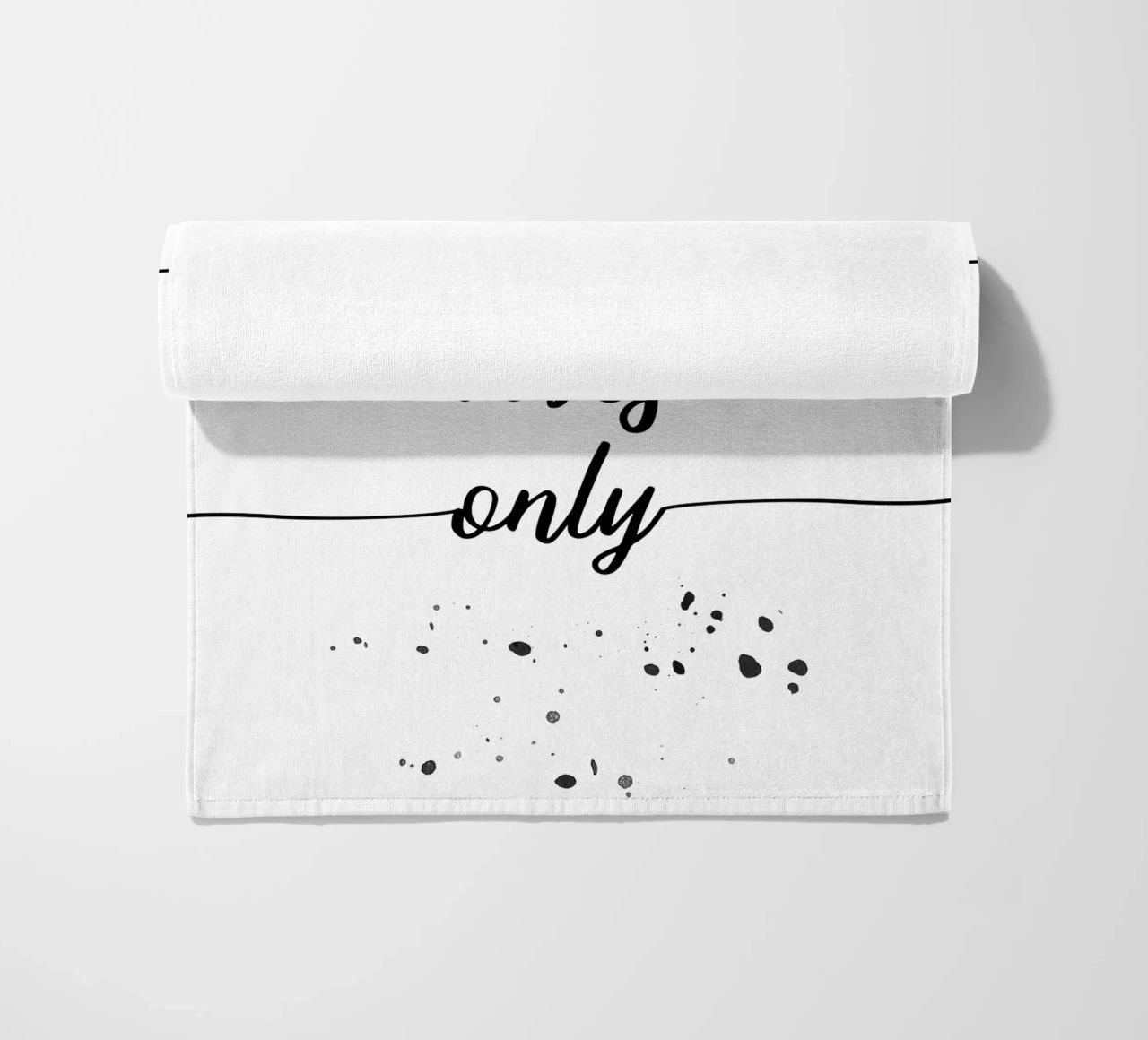TEXT ART Good vibes only telo mare da Melanie Viola