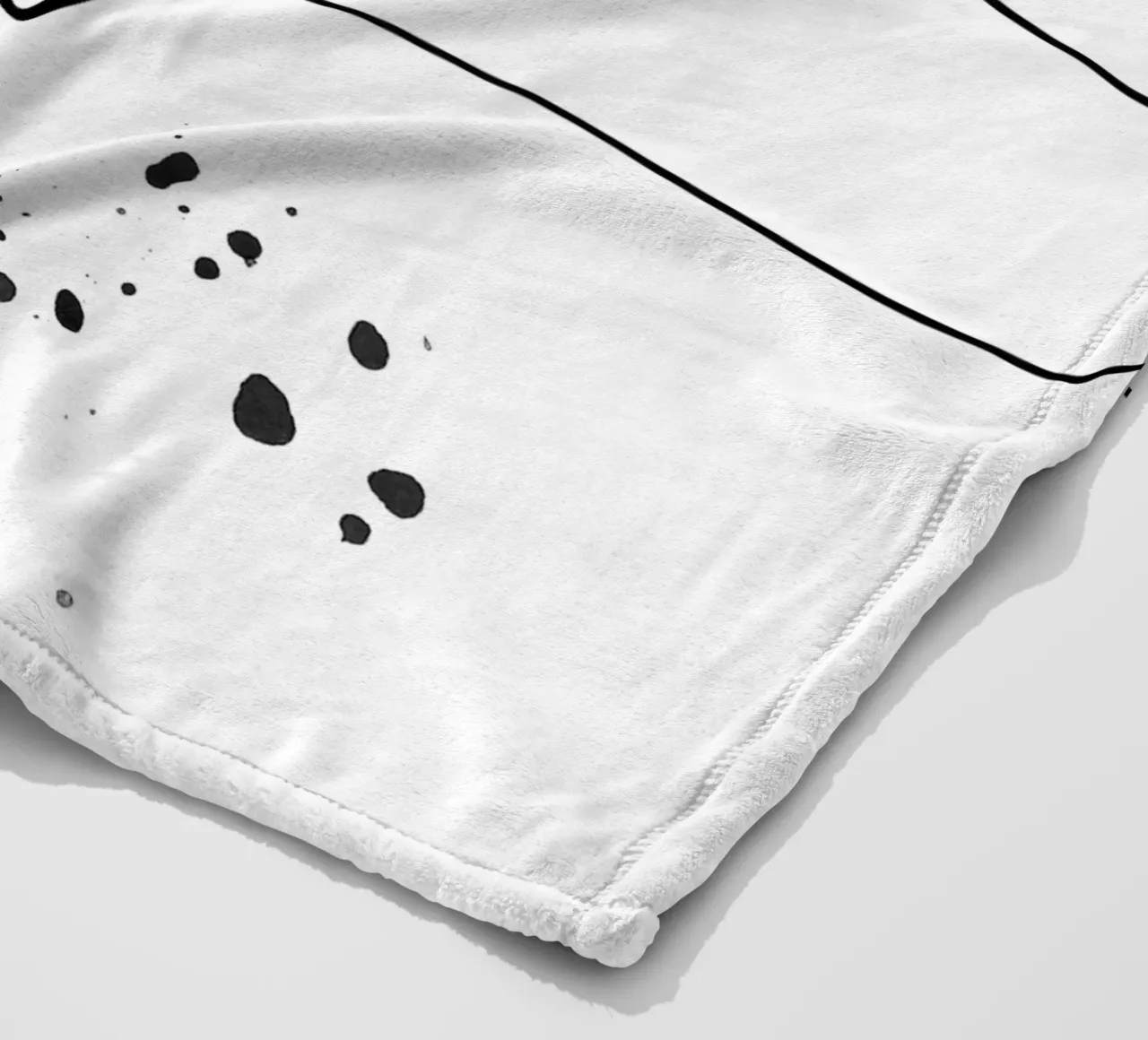 TEXT ART Good vibes only fleecedeken van Melanie Viola