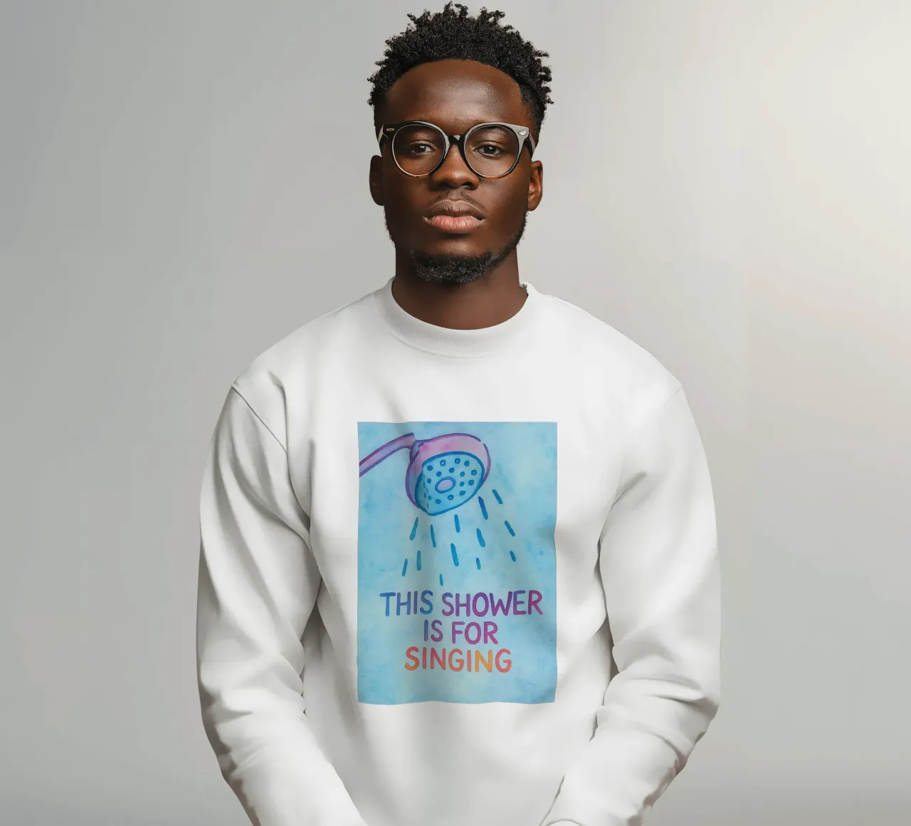 questa doccia è per la pittura cantata felpa da onelove