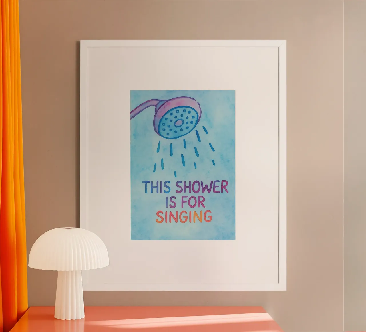 questa doccia è per la pittura cantata carta hahnemühle da onelove