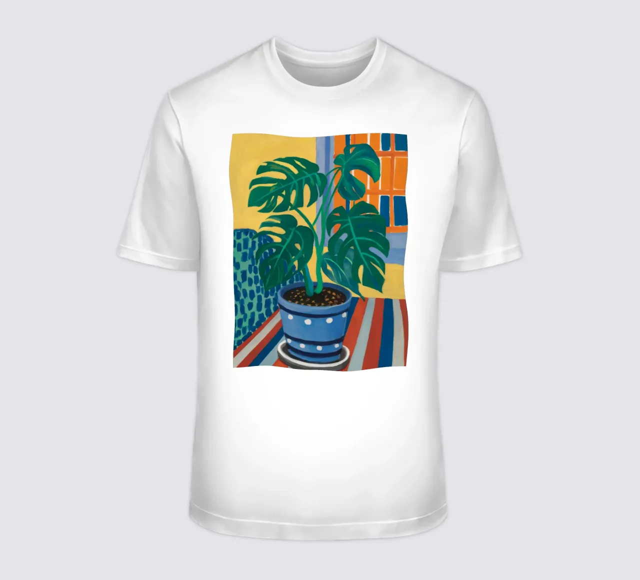 Monstera a pois t-shirt da Fable Tempa