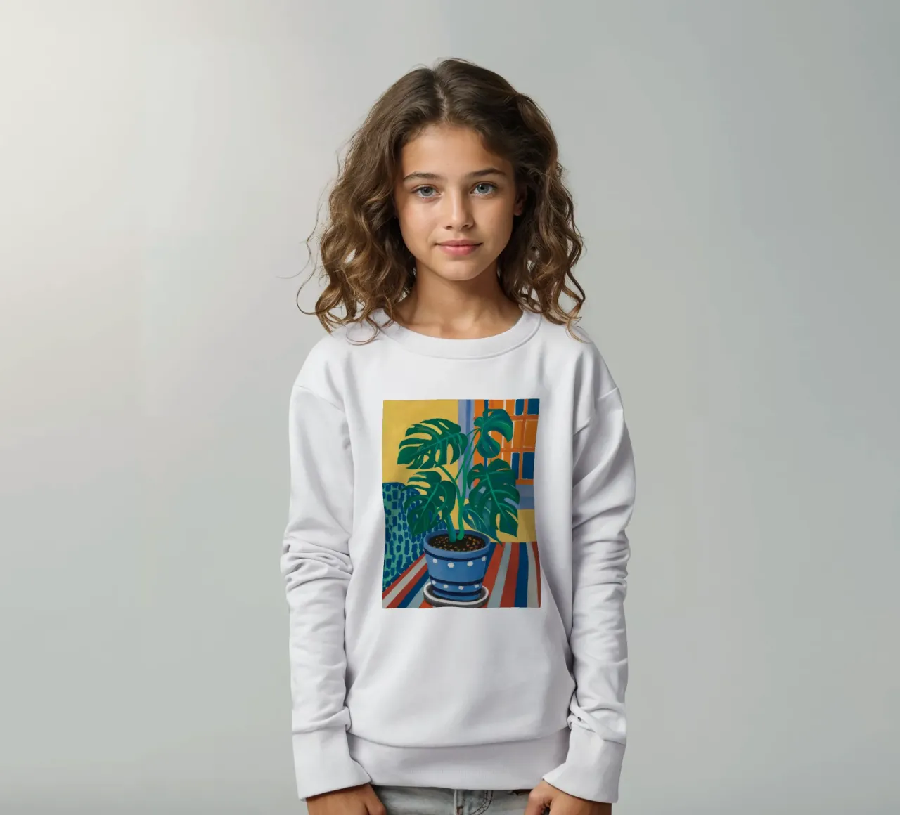 Monstera a pois felpa bambino da Fable Tempa