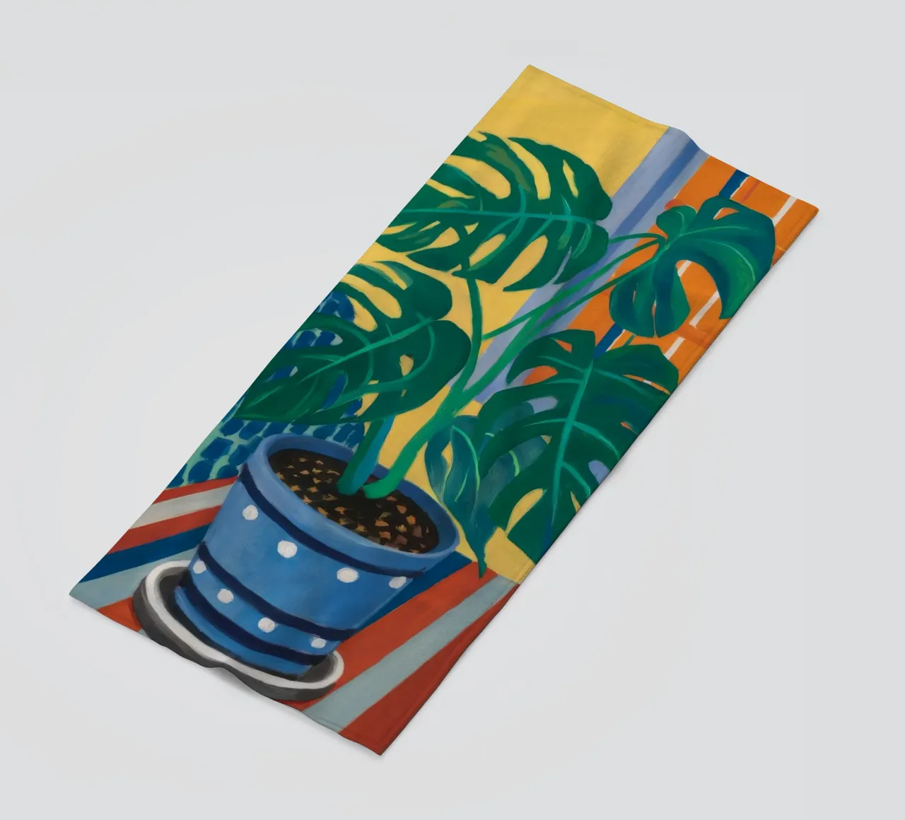 Monstera a pois telo mare da Fable Tempa