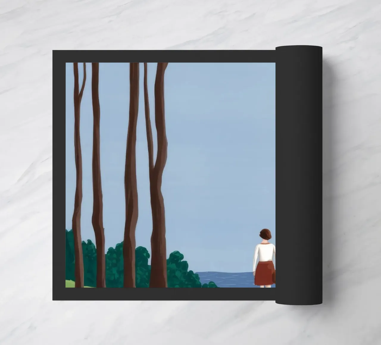 Sentiero della foresta Solitudine zerbino da Muse Artworks