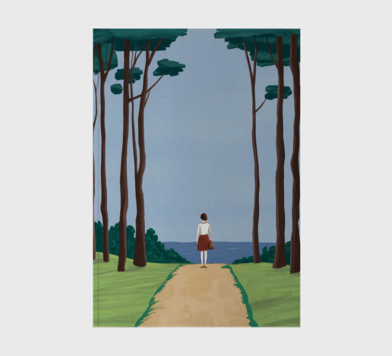 Forest Path Solitude notebook by Muse Artworks