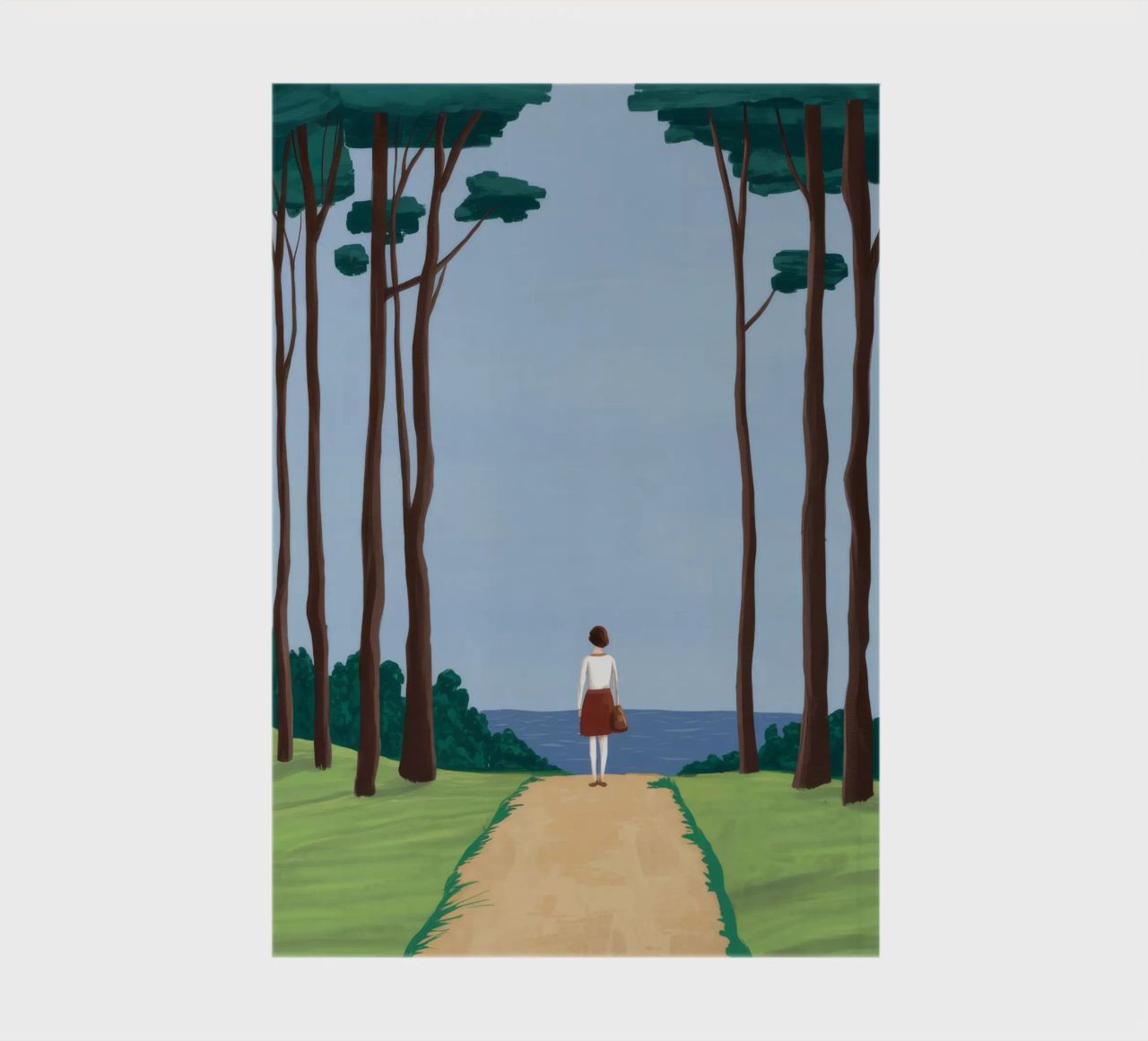 Forest Path Solitude notebook by Muse Artworks