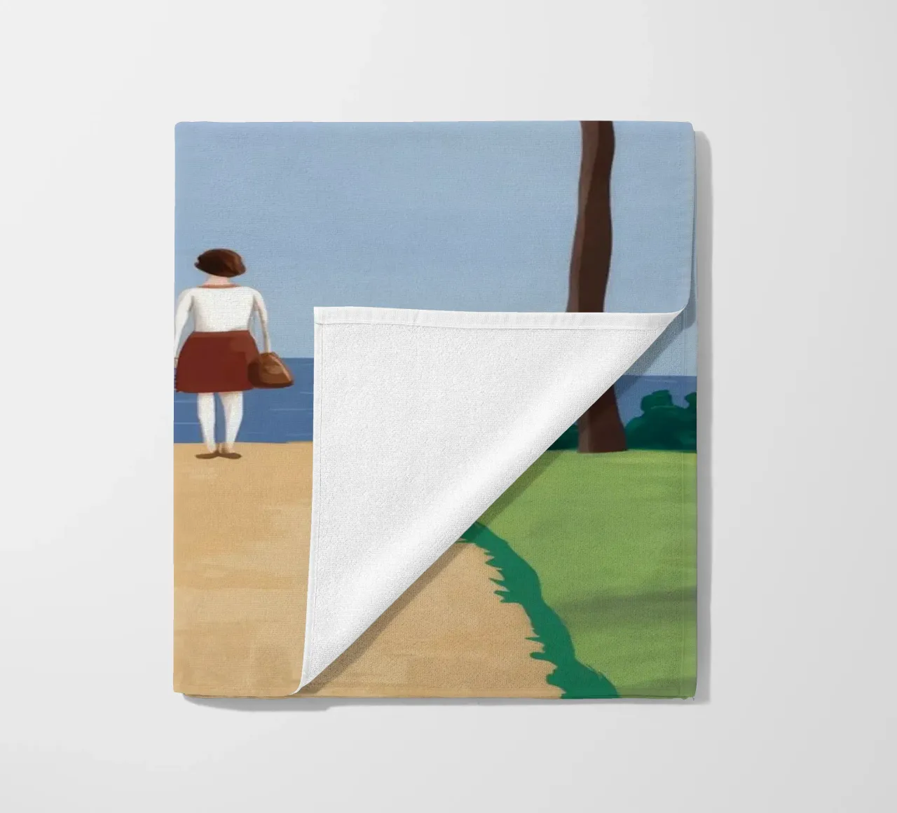 Forest Path Solitude telo mare da Muse Artworks