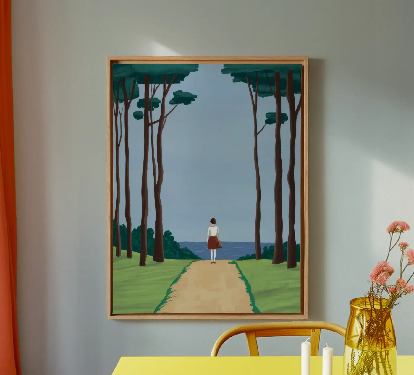 Forest Path Solitude canvas by Muse Artworks