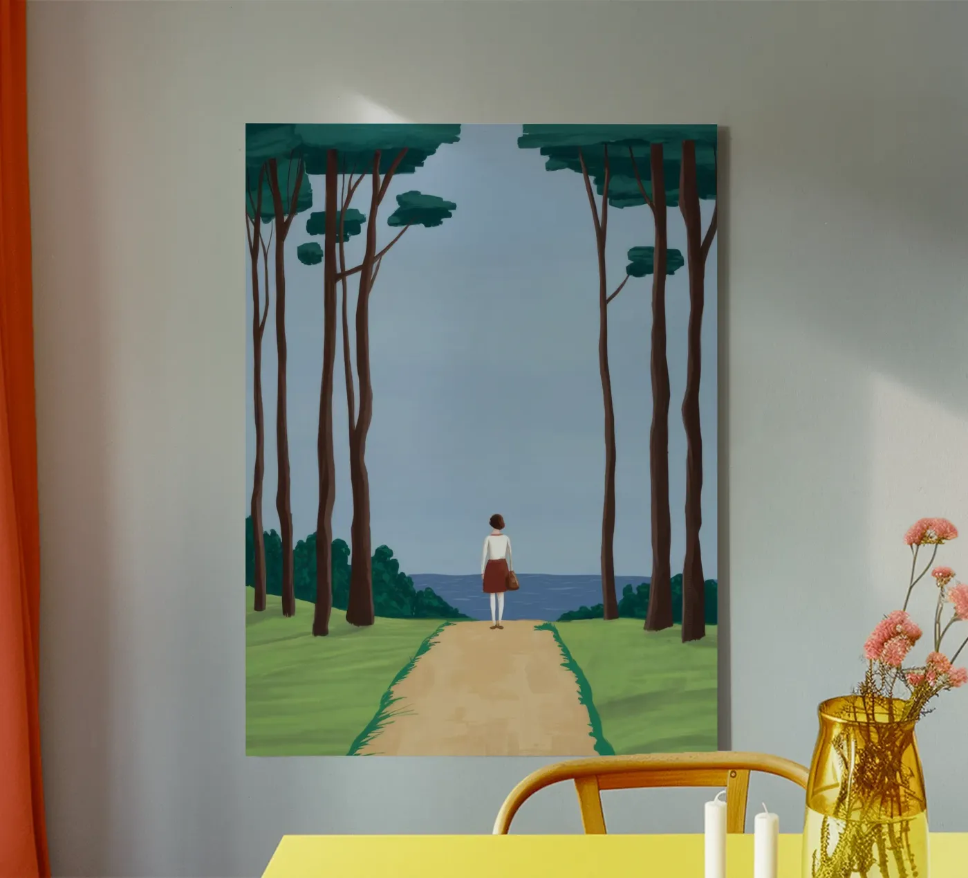 Forest Path Solitude canvas by Muse Artworks