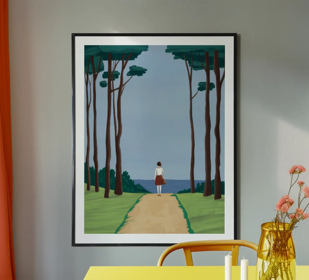 Forest Path Solitude poster by Muse Artworks