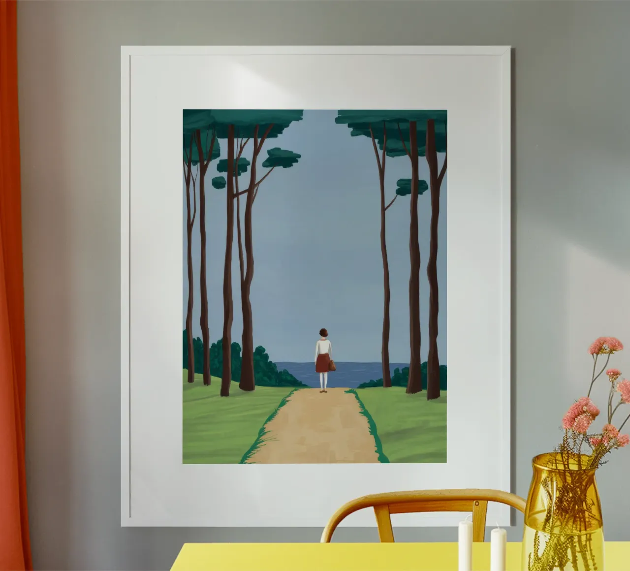 Forest Path Solitude poster by Muse Artworks