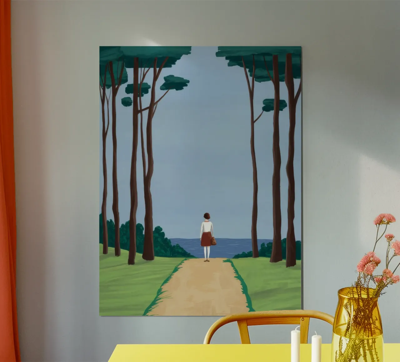 Forest Path Solitude poster by Muse Artworks